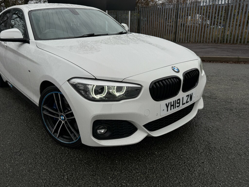 BMW 1 Series 2.0 118D M Sport Shadow Edition Hatchback Dies YH19LZW White #3