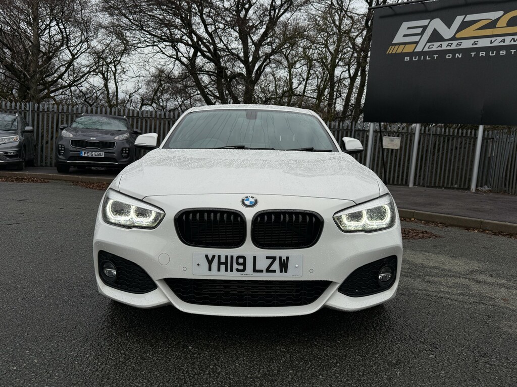 BMW 1 Series 2.0 118D M Sport Shadow Edition Hatchback Dies YH19LZW White #5