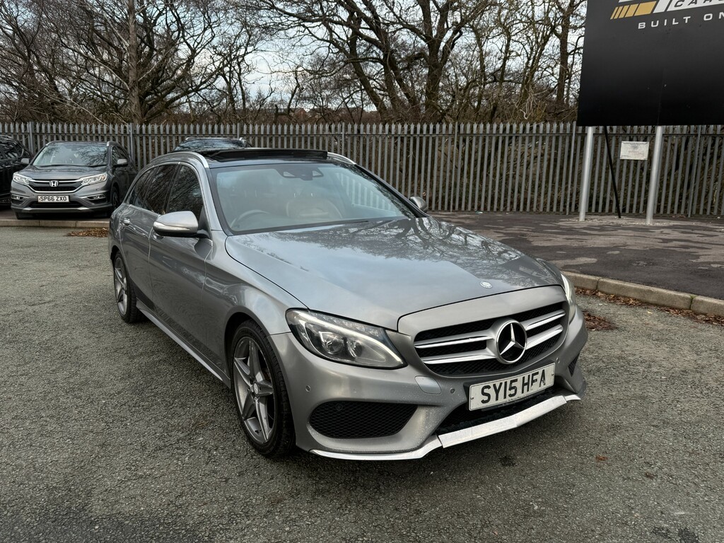 Mercedes-Benz C Class 2.1 Bluetec Amg Line Estate G-tronic E SY15HFA Silver #2