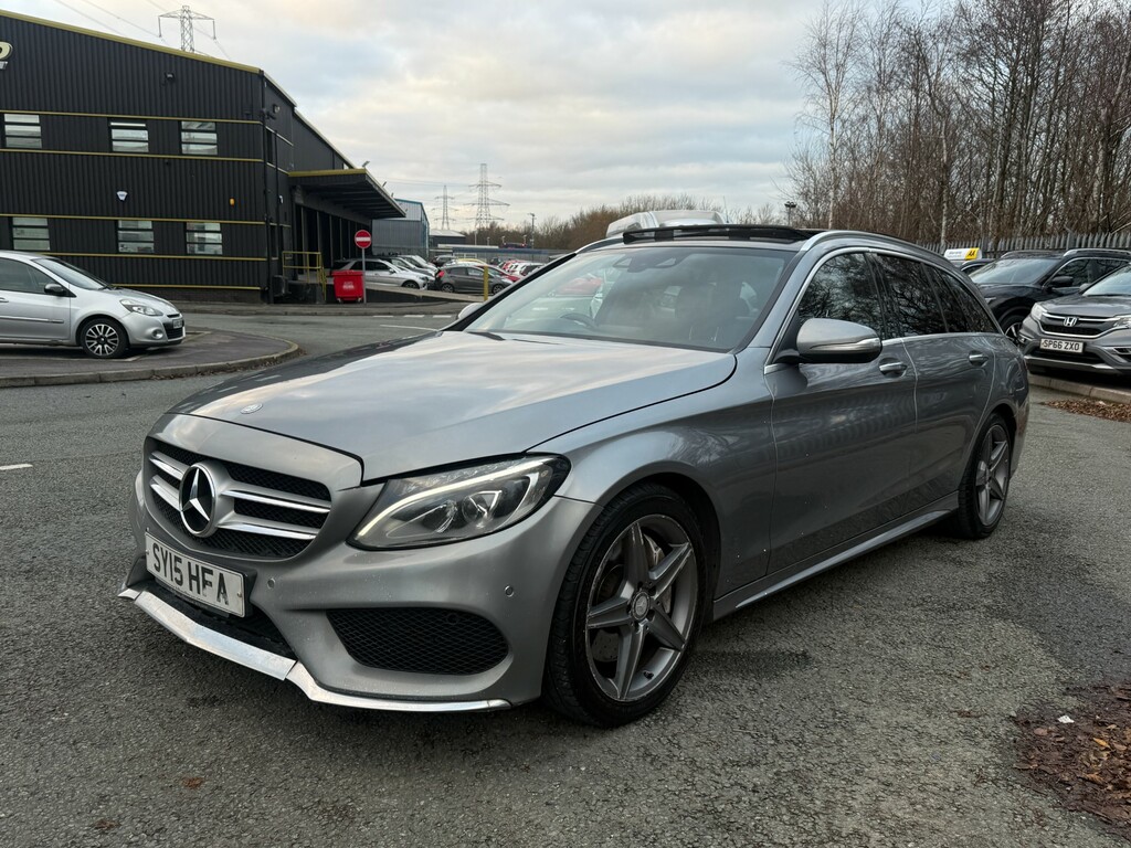 Mercedes-Benz C Class 2.1 Bluetec Amg Line Estate G-tronic E SY15HFA Silver #6