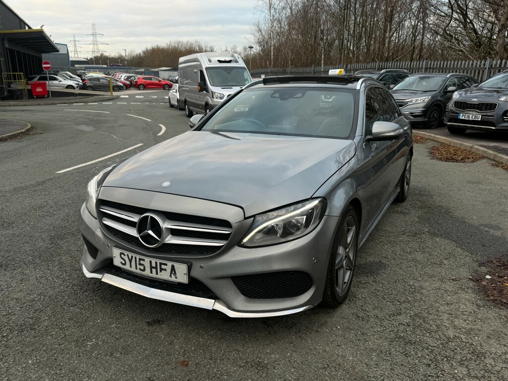 Mercedes-Benz C Class 2.1 Bluetec Amg Line Estate G-tronic E SY15HFA Silver #5