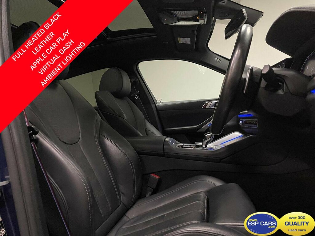 BMW X6 40D Mht M Sport NU72GPO Blue #2