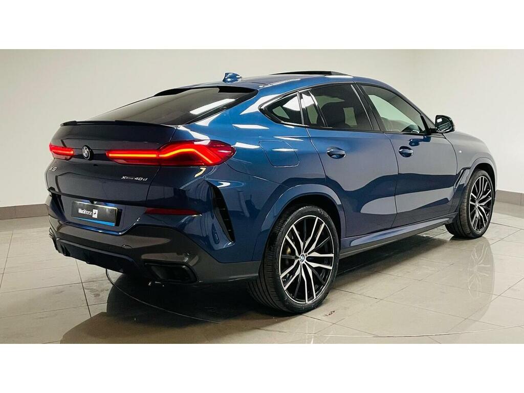 BMW X6 40D Mht M Sport NU72GPO Blue #6