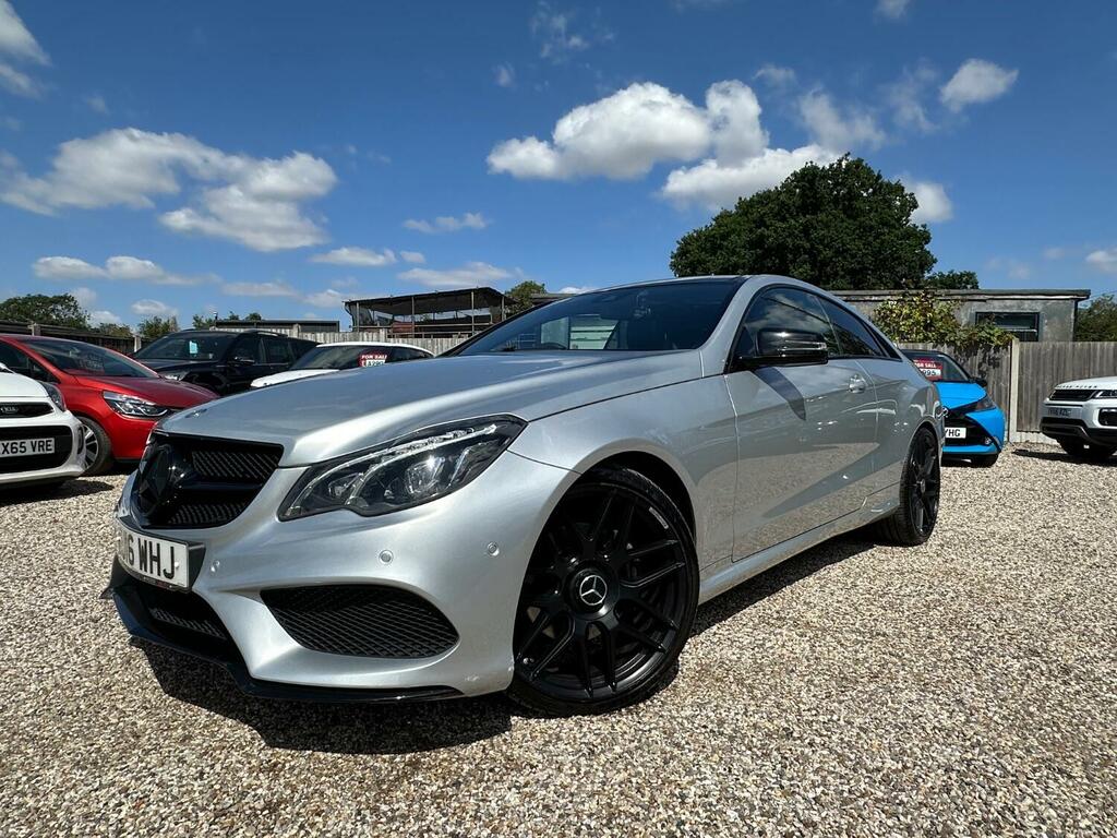 Mercedes-Benz E Class Coupe 3.0 E350d V6 Amg Line Edition 201616 KU16WHJ Silver #2