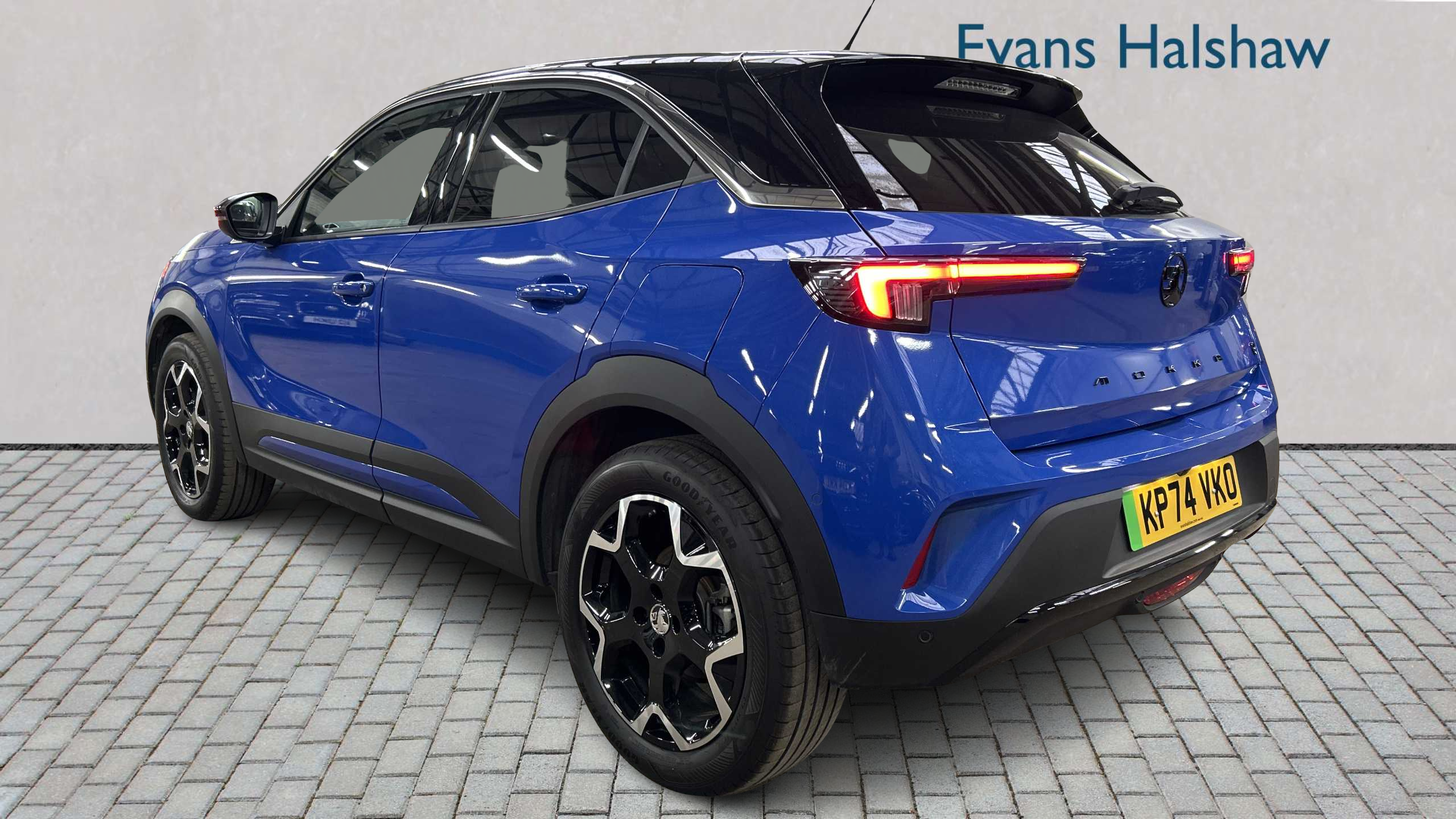 Vauxhall Mokka-e 100Kw Ultimate 50Kwh 2025 KP74VKO Blue #2