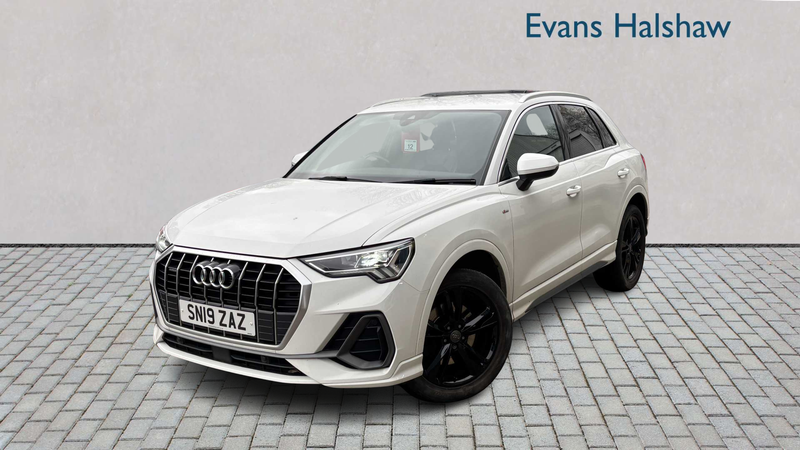 Audi Q3 40 Tdi Quattro S Line S Tronic 2019 SN19ZAZ White #4