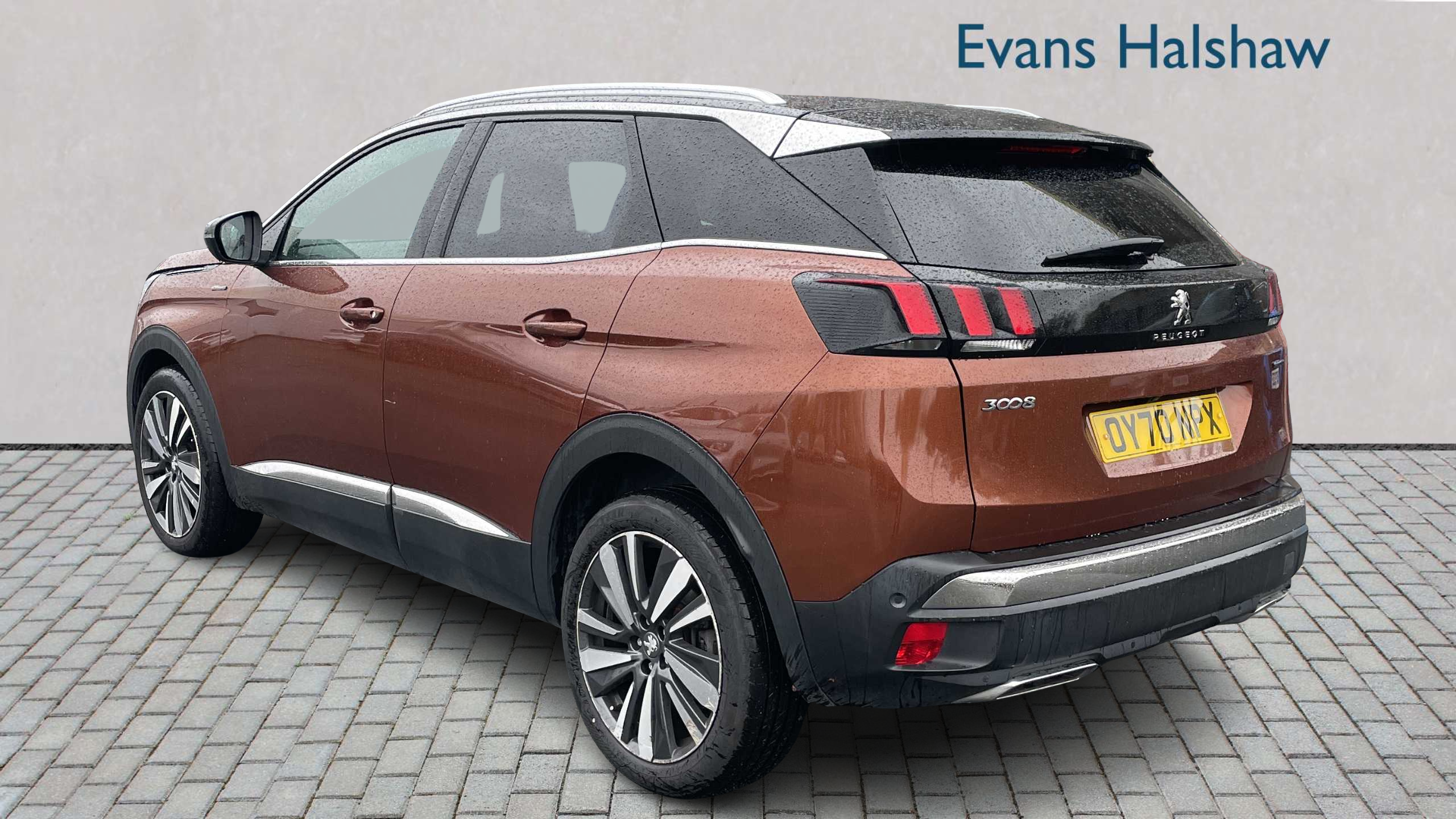 Peugeot 3008 1.5 Bluehdi Gt Line Premium 2020 Brown #2