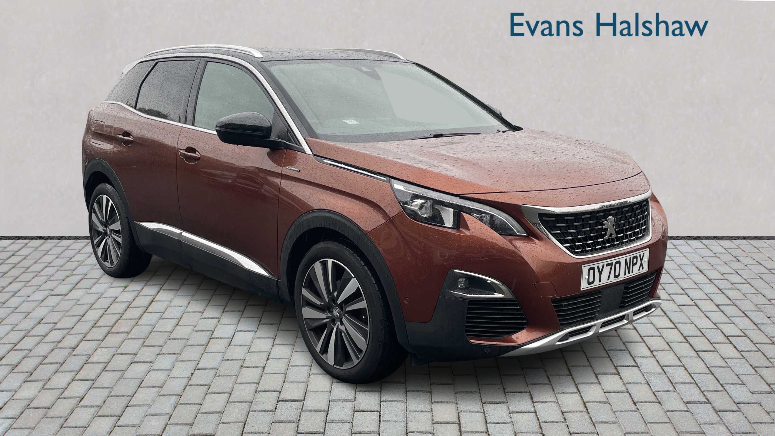 Peugeot 3008 1.5 Bluehdi Gt Line Premium 2020 Brown