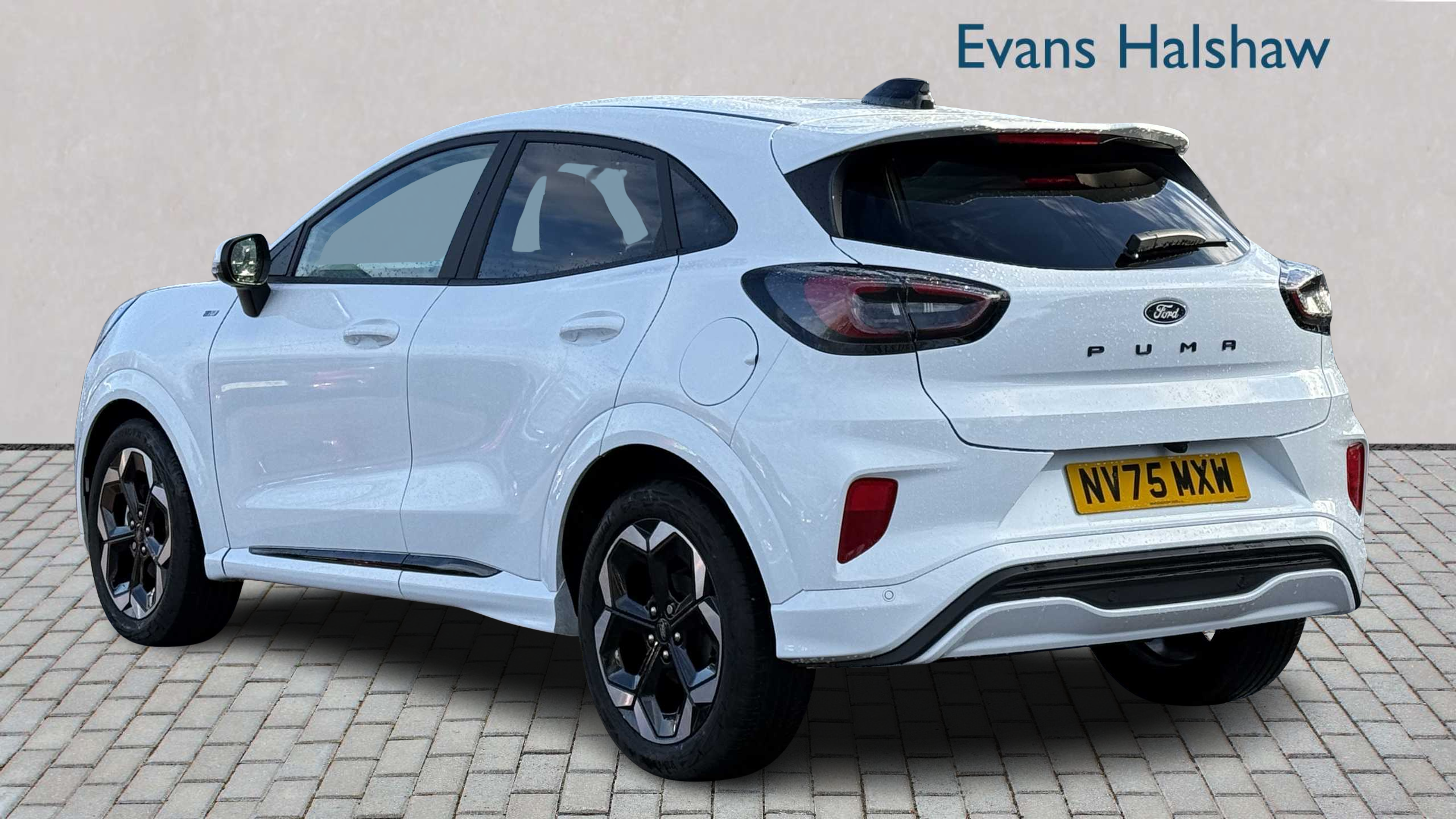 Ford Puma 1.0 Ecoboost Hybrid Mhev St-line X 2025 NV75MXW White #4