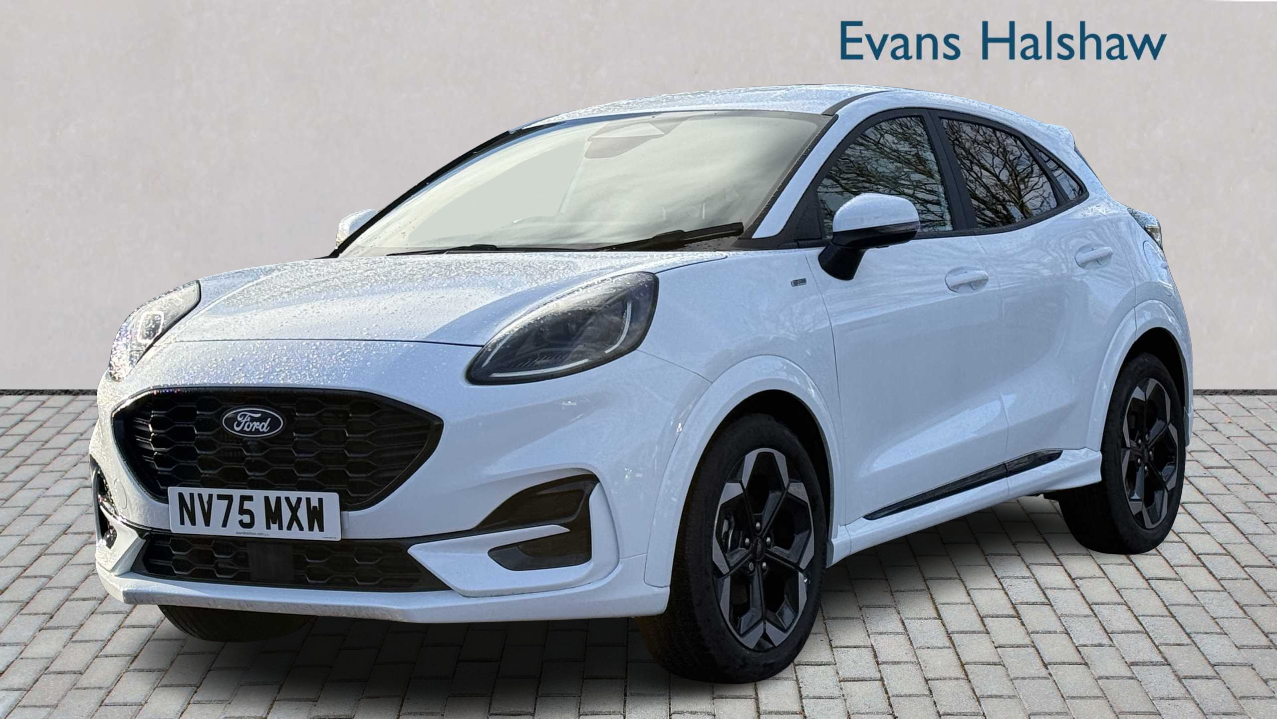 Ford Puma 1.0 Ecoboost Hybrid Mhev St-line X 2025 NV75MXW White #3