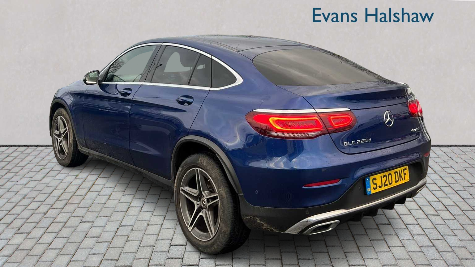 Mercedes-Benz GLC Class Glc 220D 4Matic Amg Line 9G-tronic 2020 SJ20DKF Blue #4