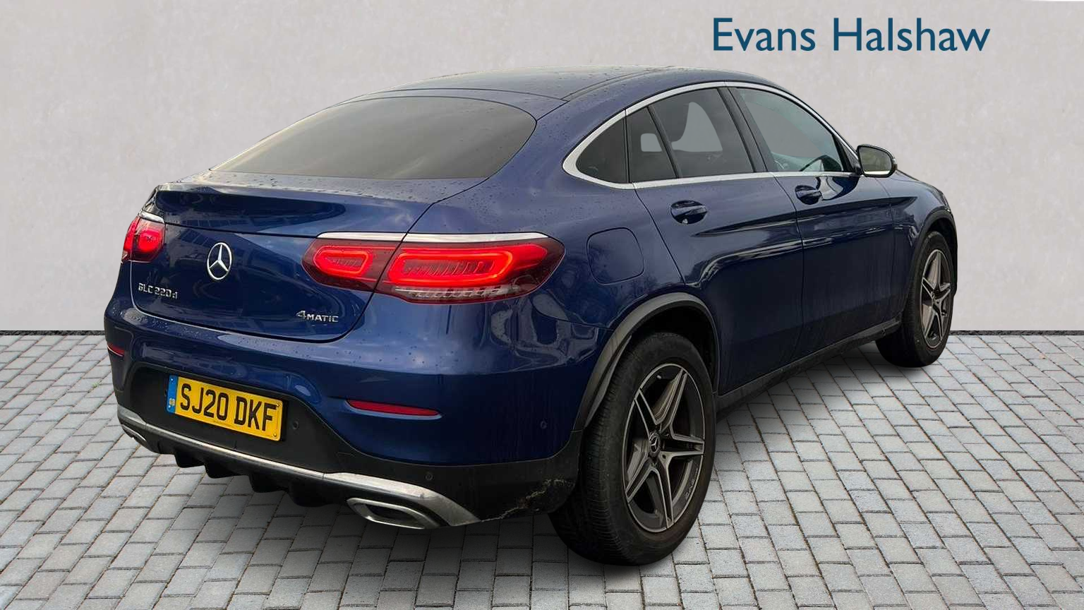 Mercedes-Benz GLC Class Glc 220D 4Matic Amg Line 9G-tronic 2020 SJ20DKF Blue #2