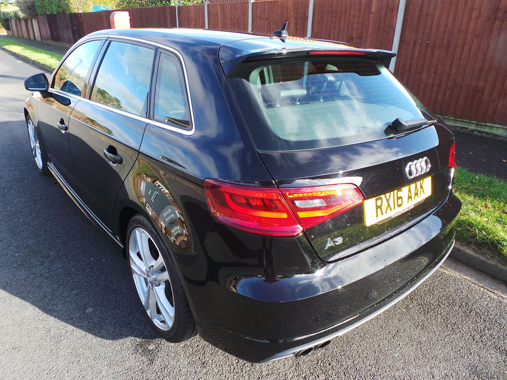 Audi A3 2016 A3 Sportback S Line Nav Tfsi RX16AAK Black #2
