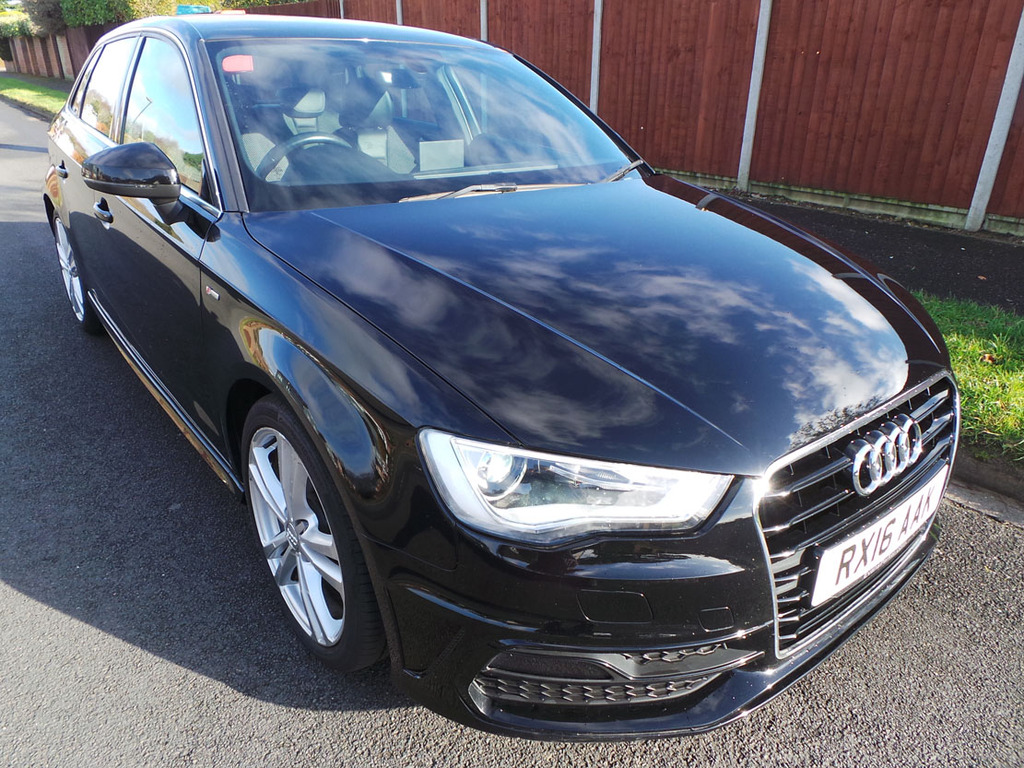 Audi A3 2016 A3 Sportback S Line Nav Tfsi Black