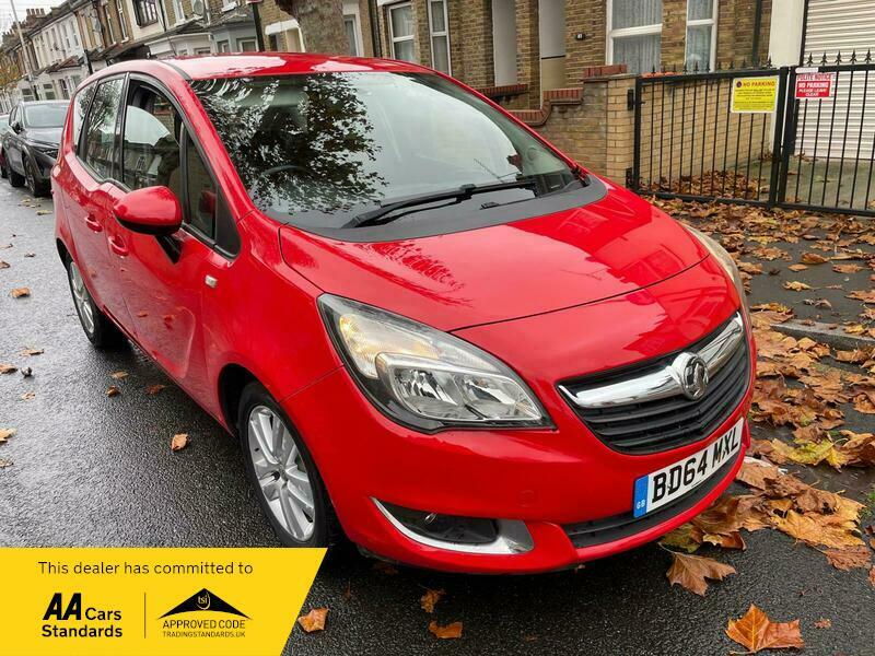 Vauxhall Meriva 1.4I Life Mpv Red