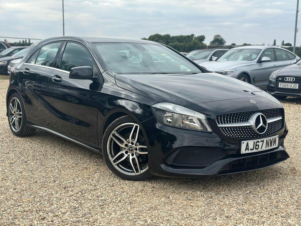 Mercedes-Benz A Class Hatchback 1.5 A180d Amg Line Executive Euro 6 S Black