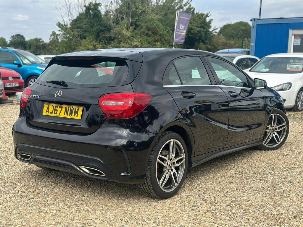 Mercedes-Benz A Class Hatchback 1.5 A180d Amg Line Executive Euro 6 S AJ67NWM Black #3