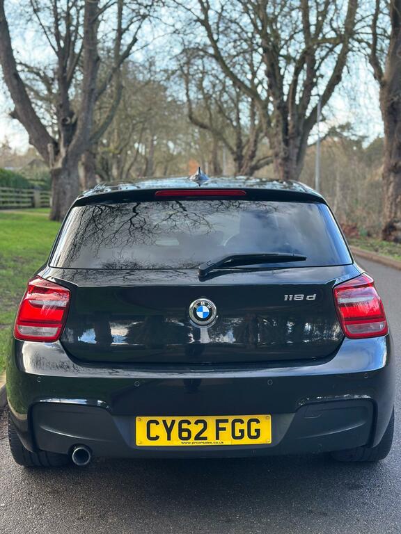 BMW 1 Series 2.0 118D M Sport Euro 5 Ss CY62FGG Black #6