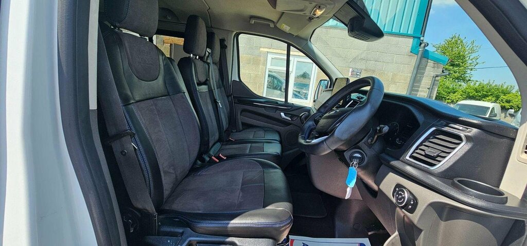 Ford Transit Custom Combi Van 2.0 320 Ecoblue Ms-rt Crew Van L1 H1 Eur White