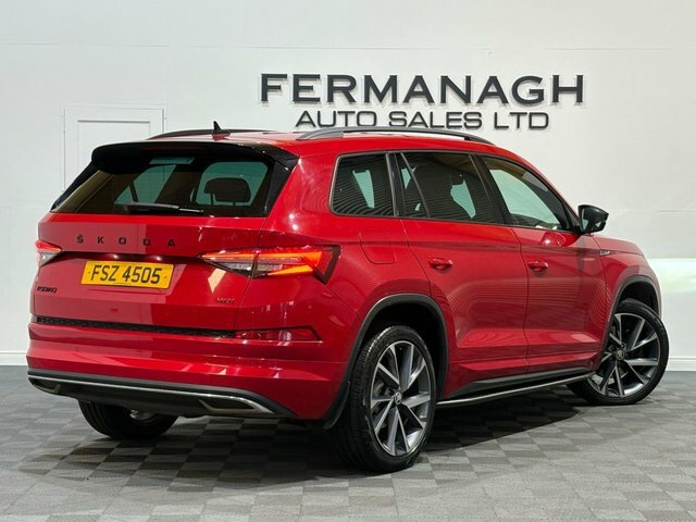 Skoda Kodiaq 2.0 Tdi Sportline Suv Dsg 4Wd Euro 6 S FSZ4505 Red #6
