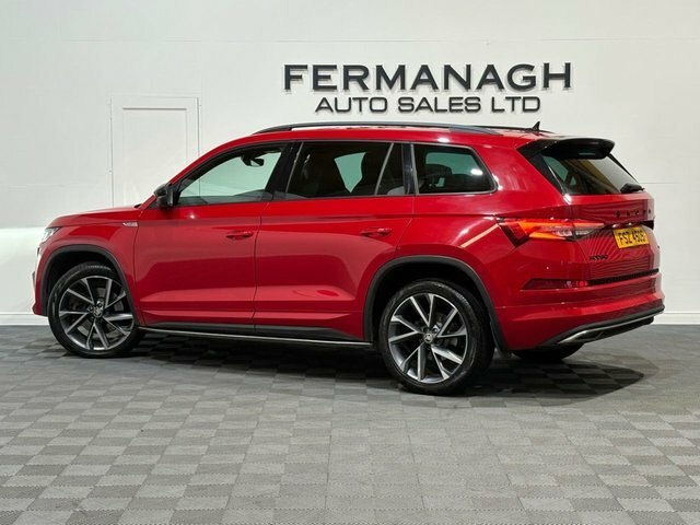Skoda Kodiaq 2.0 Tdi Sportline Suv Dsg 4Wd Euro 6 S FSZ4505 Red #3