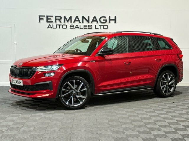 Skoda Kodiaq 2.0 Tdi Sportline Suv Dsg 4Wd Euro 6 S FSZ4505 Red #4