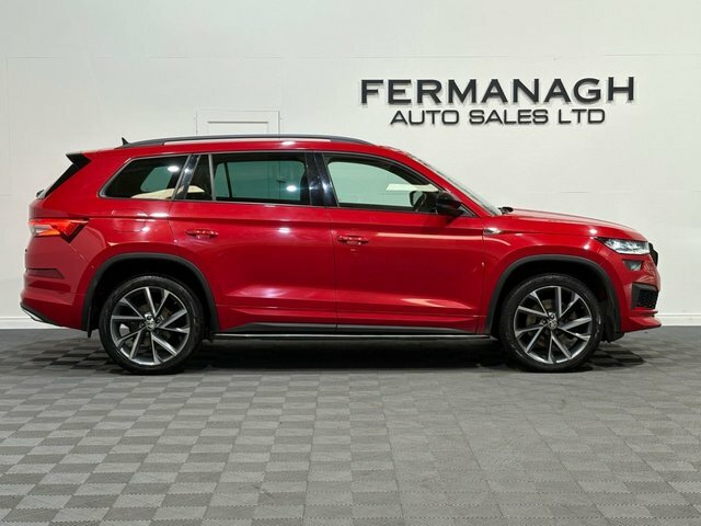 Skoda Kodiaq 2.0 Tdi Sportline Suv Dsg 4Wd Euro 6 S FSZ4505 Red #2