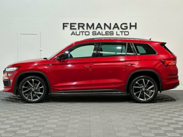 Skoda Kodiaq 2.0 Tdi Sportline Suv Dsg 4Wd Euro 6 S FSZ4505 Red #5