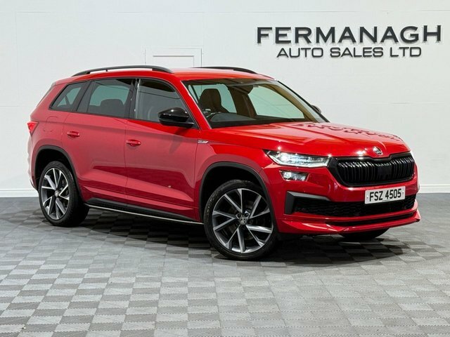 Skoda Kodiaq 2.0 Tdi Sportline Suv Dsg 4Wd Euro 6 S Red