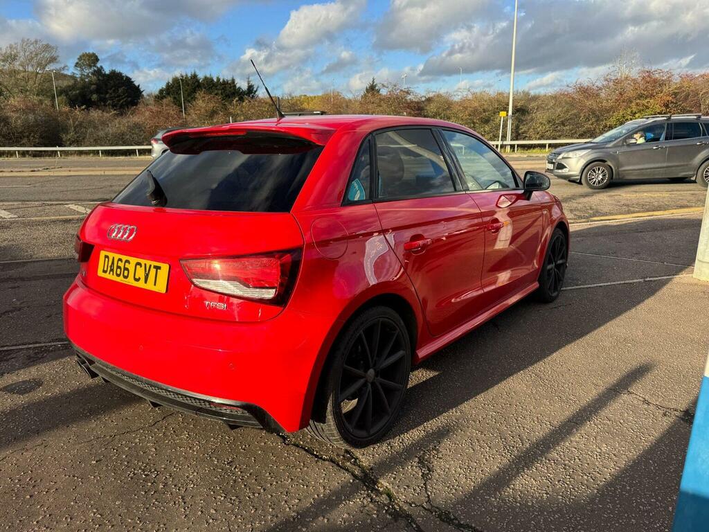 Audi A1 Hatchback 1.4 Tfsi Cod Black Edition Sportback Eur DA66CVT Red #3