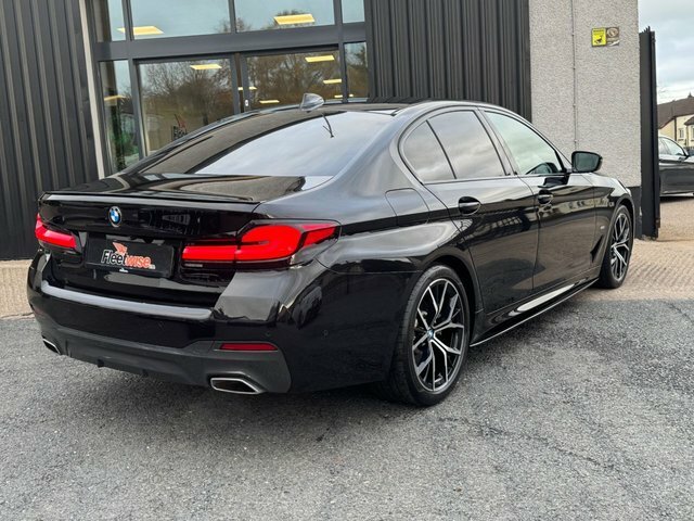 BMW 5 Series 2.0 520D Mht M Sport Saloon Hybrid Step Black #6