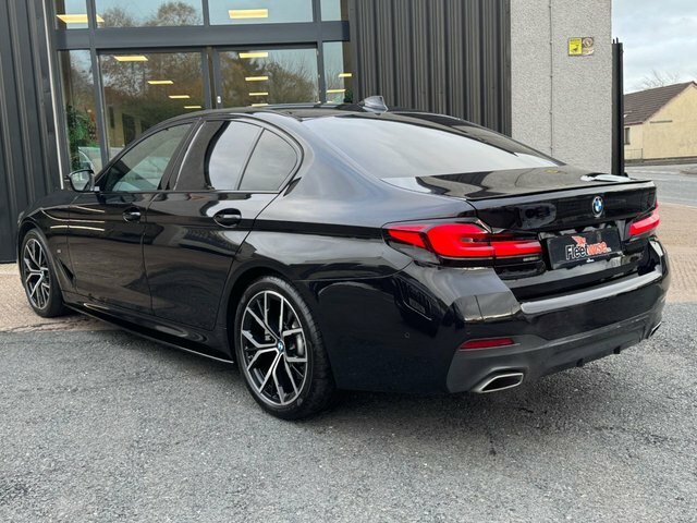 BMW 5 Series 2.0 520D Mht M Sport Saloon Hybrid Step Black #4