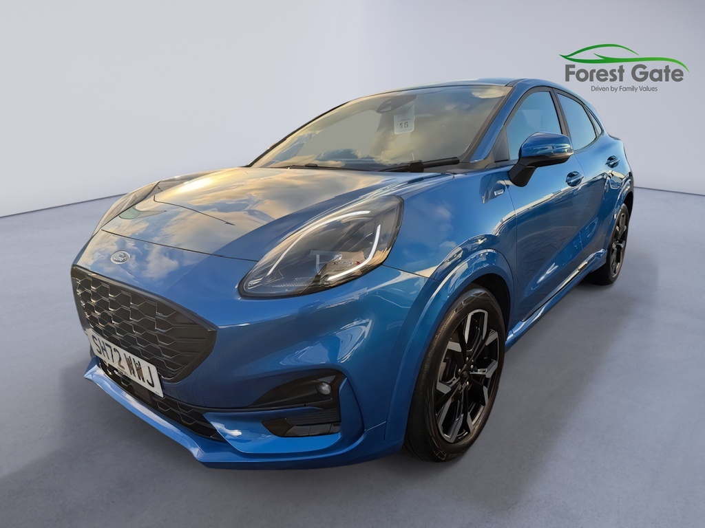 Ford Puma 1.0T Ecoboost Mhev St-line X Suv Hybrid Blue #3