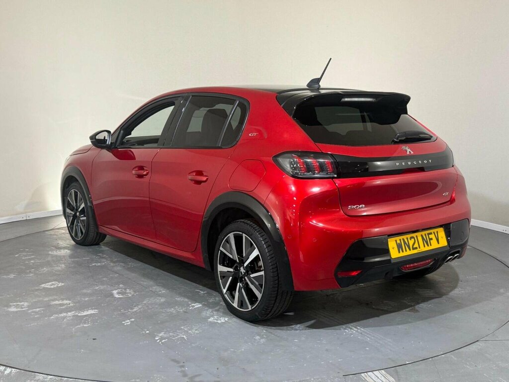 Peugeot 208 Hatchback 1.2 Puretech Gt Eat Euro 6 Ss 20 WN21NFV Red #5