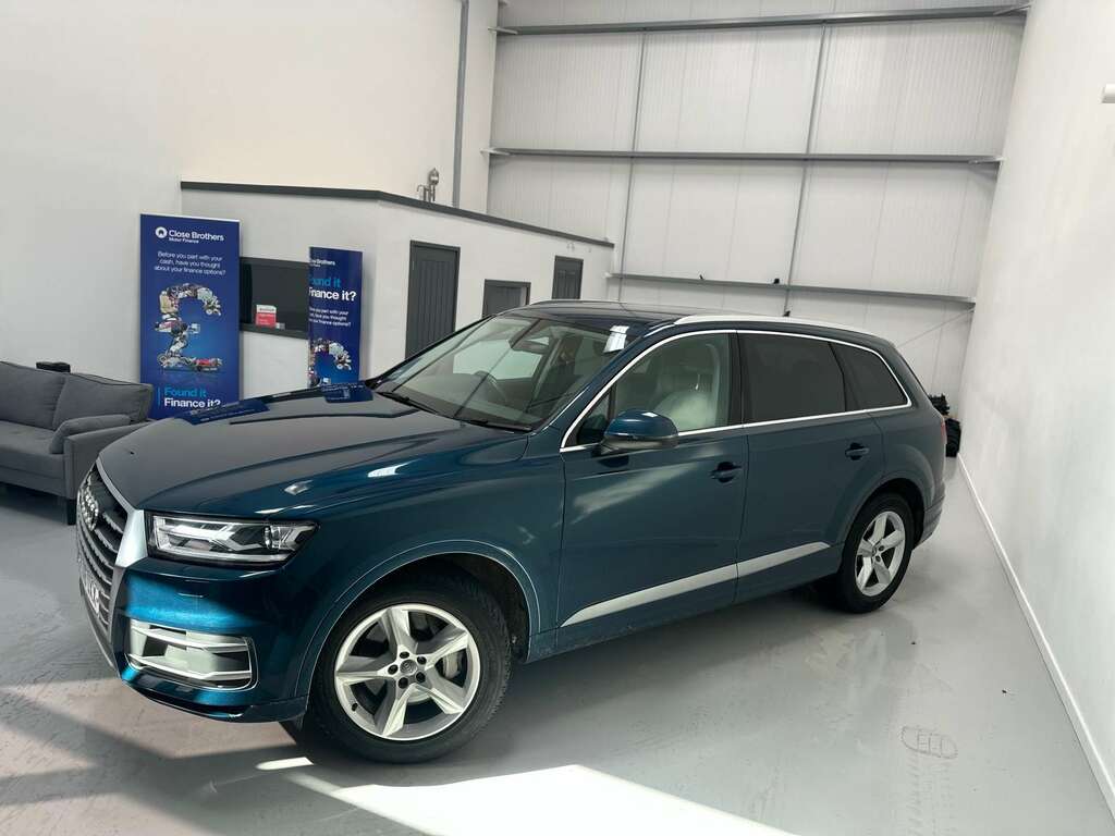 Audi Q7 Audi Q7 2018 RJ18UXX Blue #4