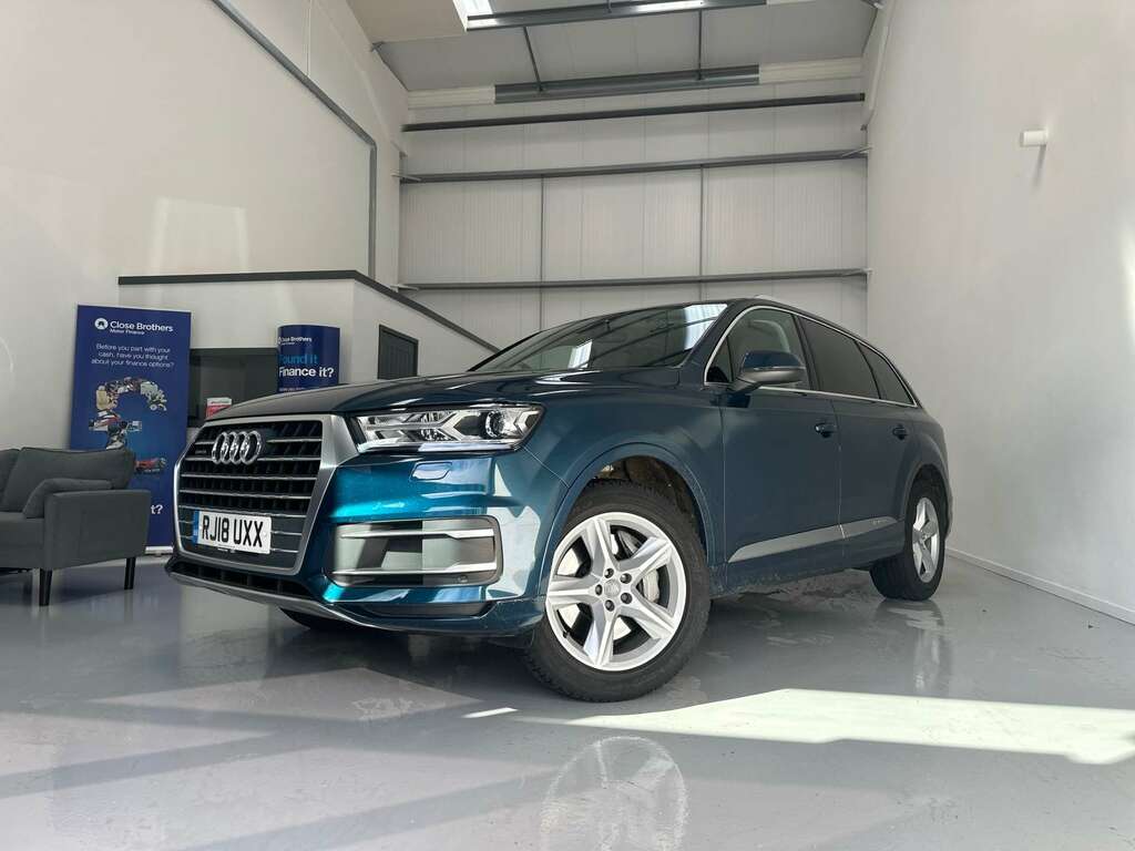 Audi Q7 Audi Q7 2018 RJ18UXX Blue #3