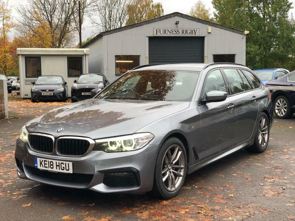 BMW 5 Series 2.0 520D M Sport Touring Euro 6 S S KE18HGU Blue #5