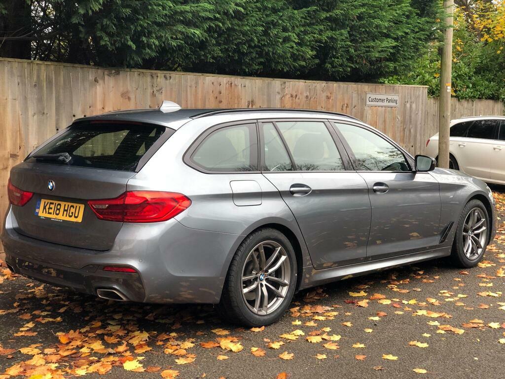 BMW 5 Series 2.0 520D M Sport Touring Euro 6 S S KE18HGU Blue #3
