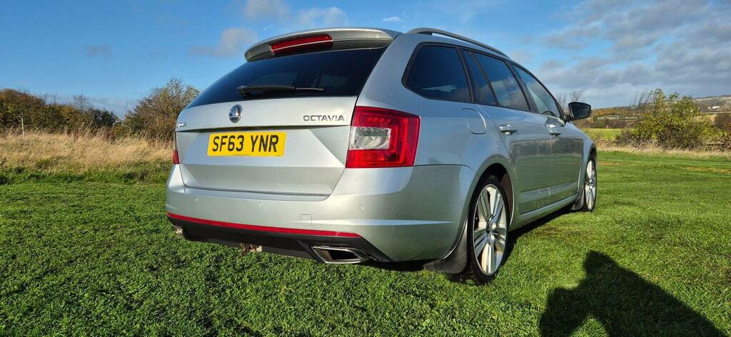 Skoda Octavia Estate 2.0 Tdi Vrs Euro 5 Ss 201363 Silver #3
