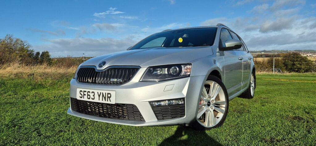 Skoda Octavia Estate 2.0 Tdi Vrs Euro 5 Ss 201363 Silver #5