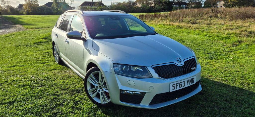 Skoda Octavia Estate 2.0 Tdi Vrs Euro 5 Ss 201363 Silver #4