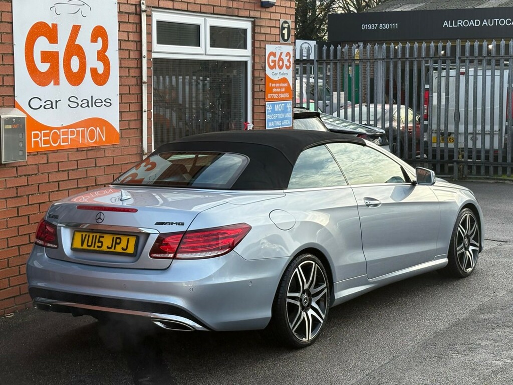 Mercedes-Benz E Class Convertible 2.1 E250 Cdi Amg Line 2015 VU15JPJ Silver #3