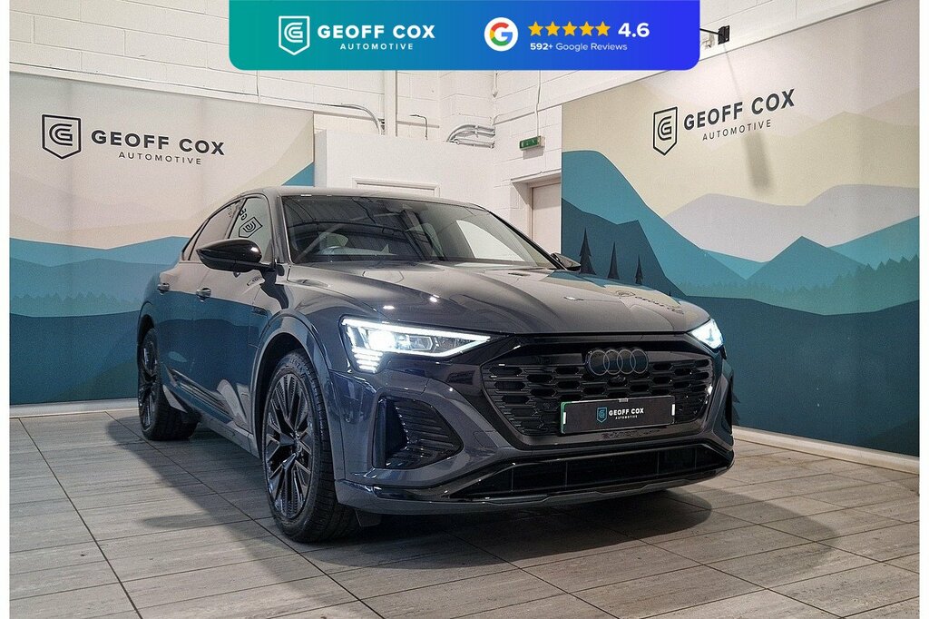 Audi Q8 e tron Audi Q8 Sportback Black Edition 55 E-tron Quattro Blue #1