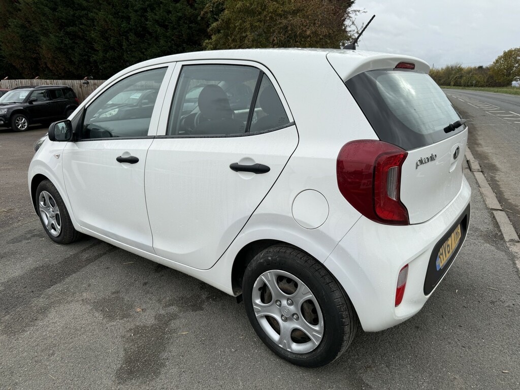 Kia Picanto Hatchback 1.0 1 2017 HV67THX White #6