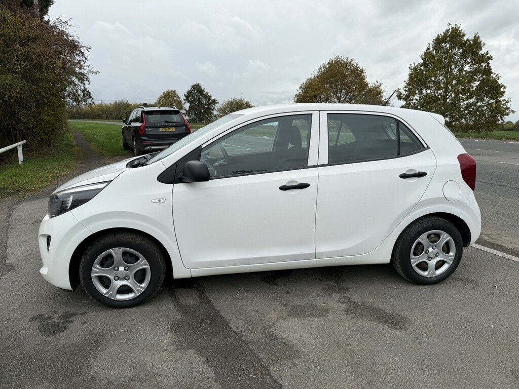 Kia Picanto Hatchback 1.0 1 2017 HV67THX White #5