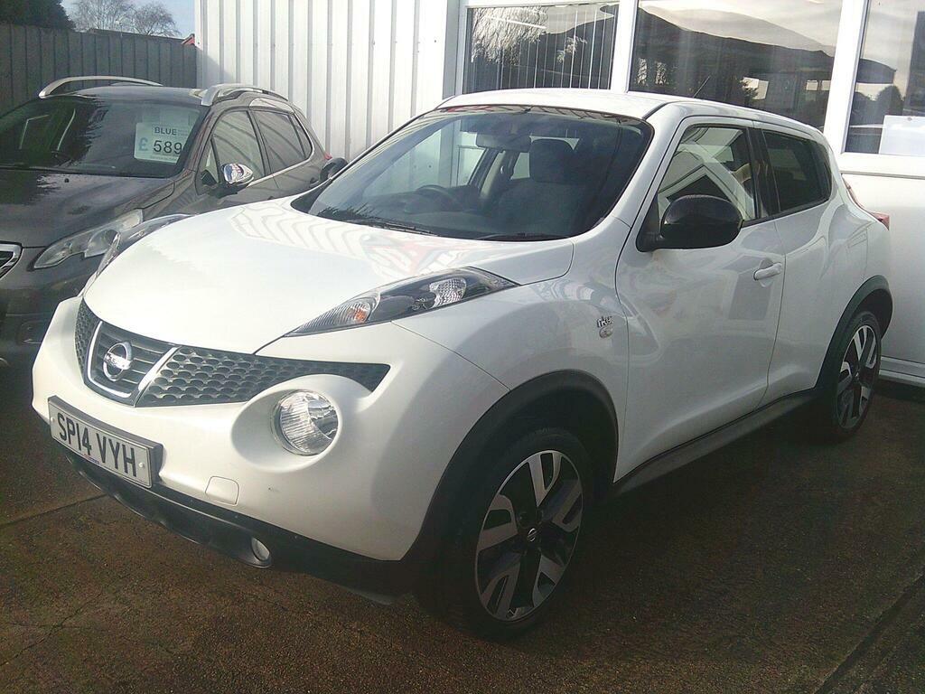Nissan Juke 1.6 N-tec Euro 5 White #4