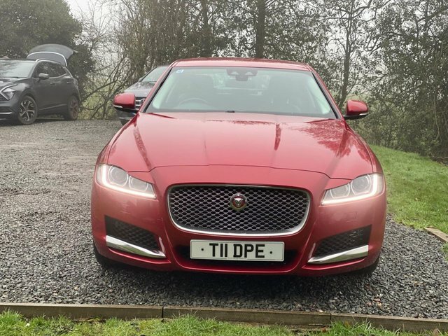 Jaguar XF Portfolio Saloon Red #2