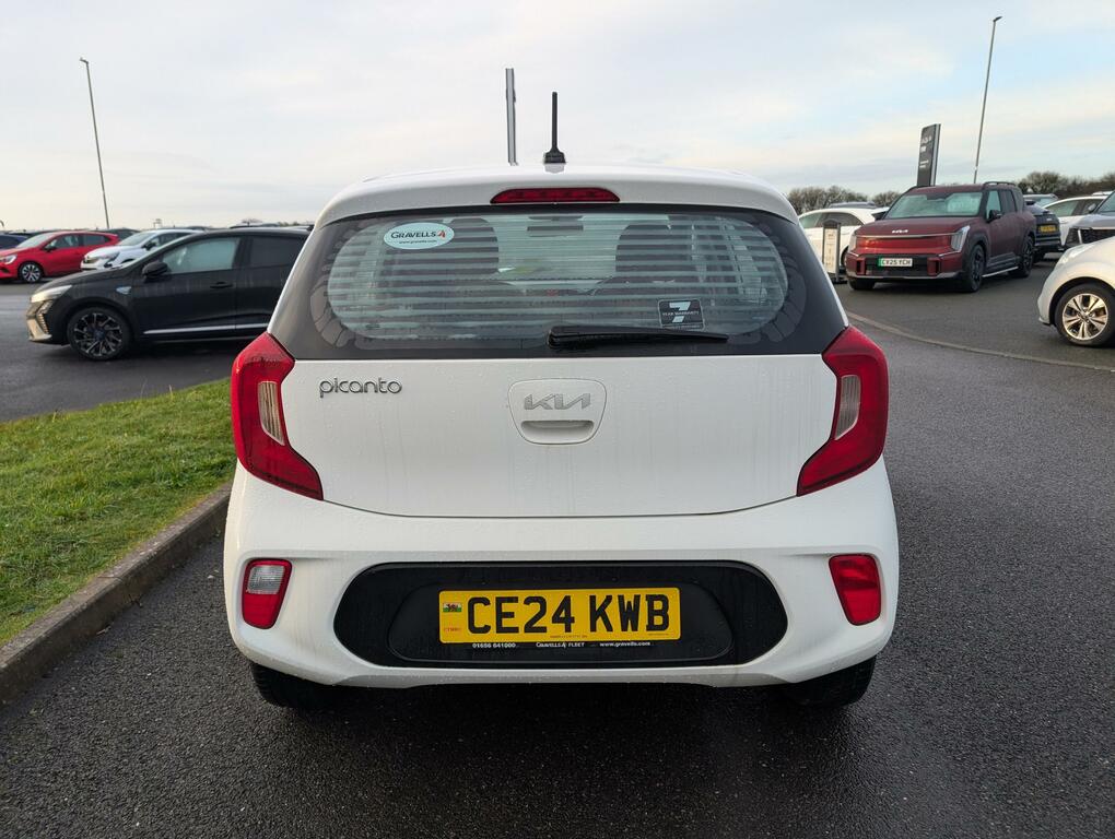 Kia Picanto 1.0 Dpi 1 Hatchback Euro 6 Ss CE24KWB White #4