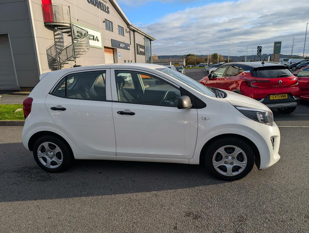 Kia Picanto 1.0 Dpi 1 Hatchback Euro 6 Ss CE24KWG White #2