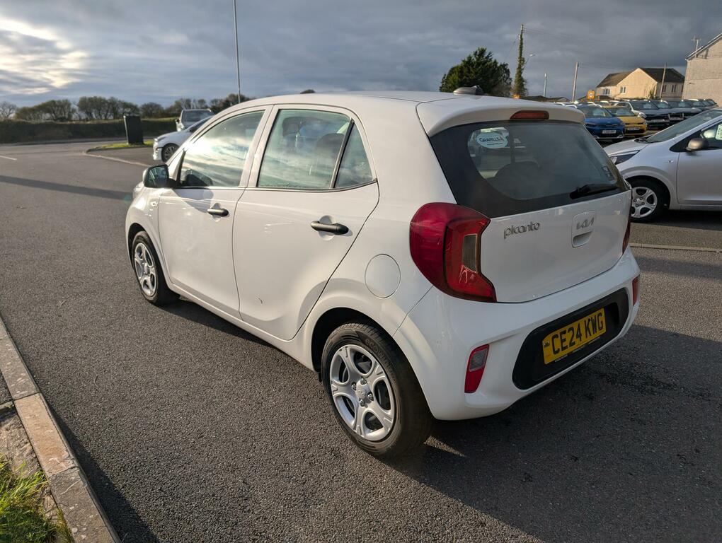 Kia Picanto 1.0 Dpi 1 Hatchback Euro 6 Ss CE24KWG White #5
